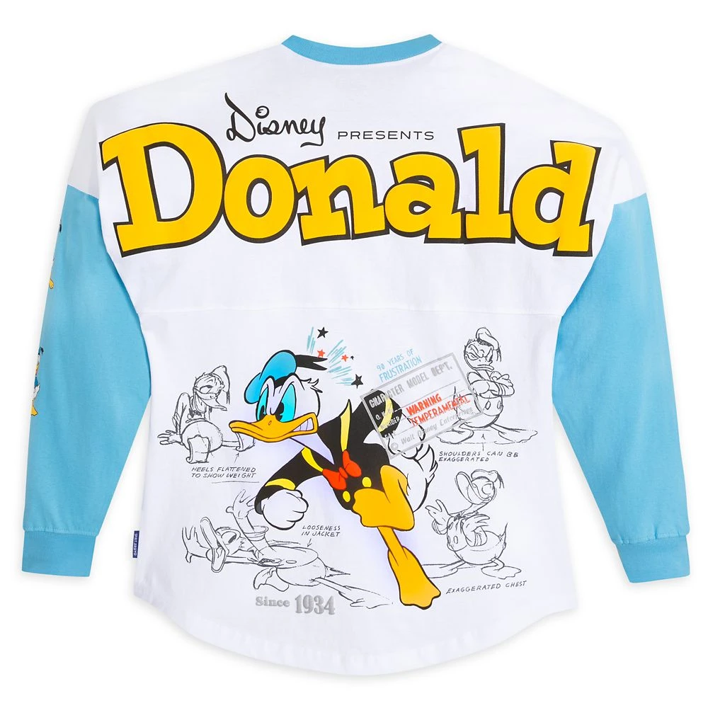 Disney Donald Duck 90th Anniversary Spirit Jersey For Adults 2 Disney Donald Duck 90th Anniversary Spirit Jersey For Adults - Image 2