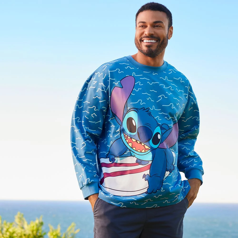 Stitch Disney Celebration Crew Top For Adults – Lilo & Stitch 2 Stitch Disney Celebration Crew Top For Adults – Lilo & Stitch - Image 2