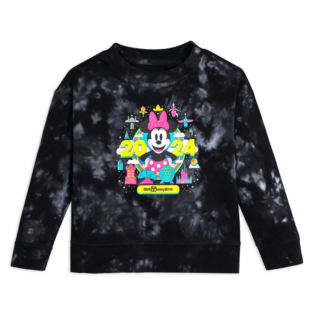Walt Disney World 2024 Tie-Dye Pullover Sweatshirt For Kids 1 Walt Disney World 2024 Tie-Dye Pullover Sweatshirt For Kids
