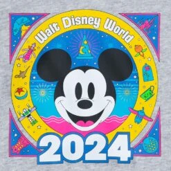 Mickey Mouse Zip Hoodie For Kids – Walt Disney World 2024 -Fashion Clothing Store 5402057390013 3