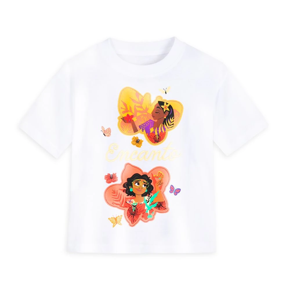 Disney Mirabel And Isabel Fashion T-Shirt For Girls – Encanto 1 Disney Mirabel And Isabel Fashion T-Shirt For Girls – Encanto