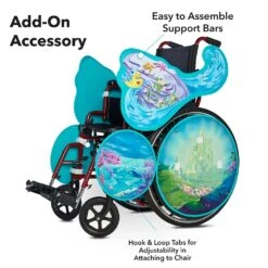 Disney The Little Mermaid Adaptive Wheelchair Wrap -Fashion Clothing Store 5502056199277 2