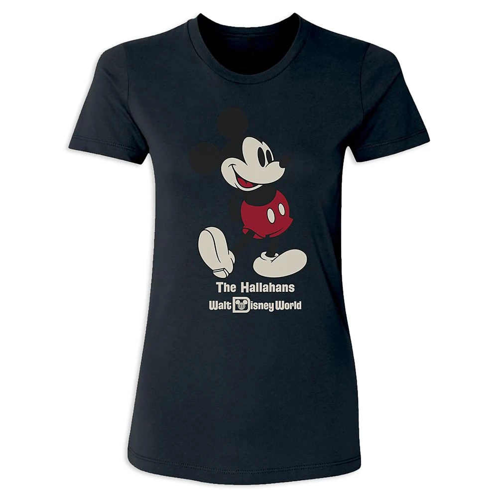 Women's Walt Disney World Standing Mickey Mouse T-Shirt – Customized 2 Women's Walt Disney World Standing Mickey Mouse T-Shirt – Customized - Image 2