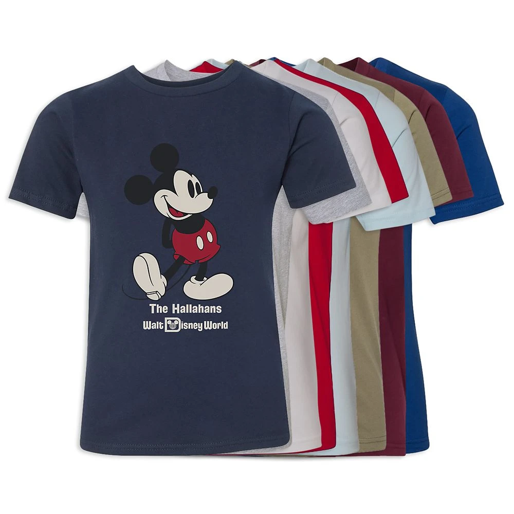 Kids' Walt Disney World Standing Mickey Mouse T-Shirt – Customized 1 Kids' Walt Disney World Standing Mickey Mouse T-Shirt – Customized