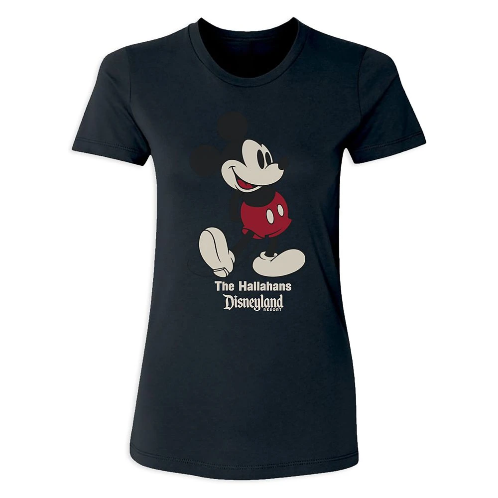 Women's Disneyland Standing Mickey Mouse T-Shirt – Customized 2 Women's Disneyland Standing Mickey Mouse T-Shirt – Customized - Image 2