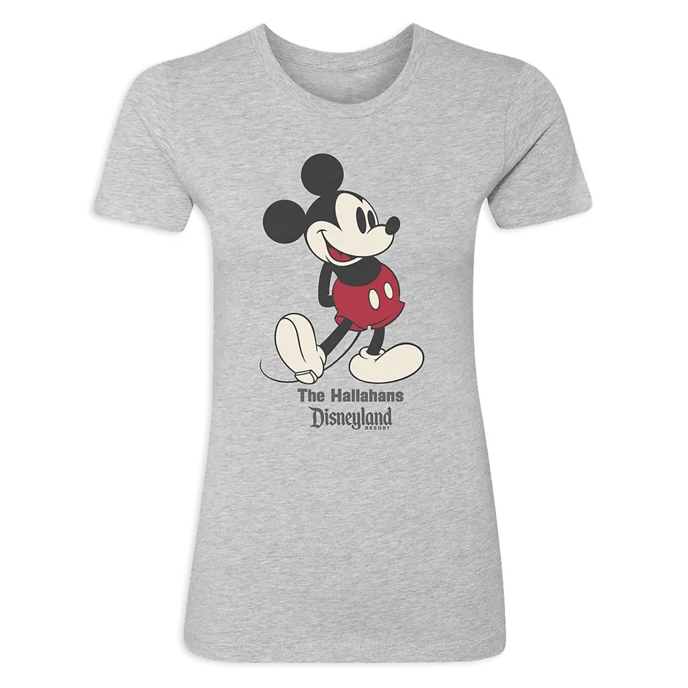 Women's Disneyland Standing Mickey Mouse T-Shirt – Customized 3 Women's Disneyland Standing Mickey Mouse T-Shirt – Customized - Image 3