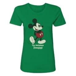 Women's Disneyland Standing Mickey Mouse T-Shirt – Customized 13 Women's Disneyland Standing Mickey Mouse T-Shirt – Customized -Fashion Clothing Store 7807055820349 4