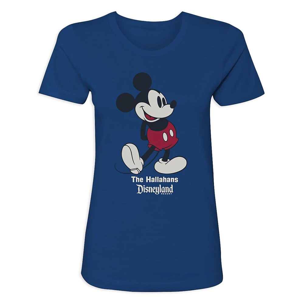 Women's Disneyland Standing Mickey Mouse T-Shirt – Customized 7 Women's Disneyland Standing Mickey Mouse T-Shirt – Customized - Image 7