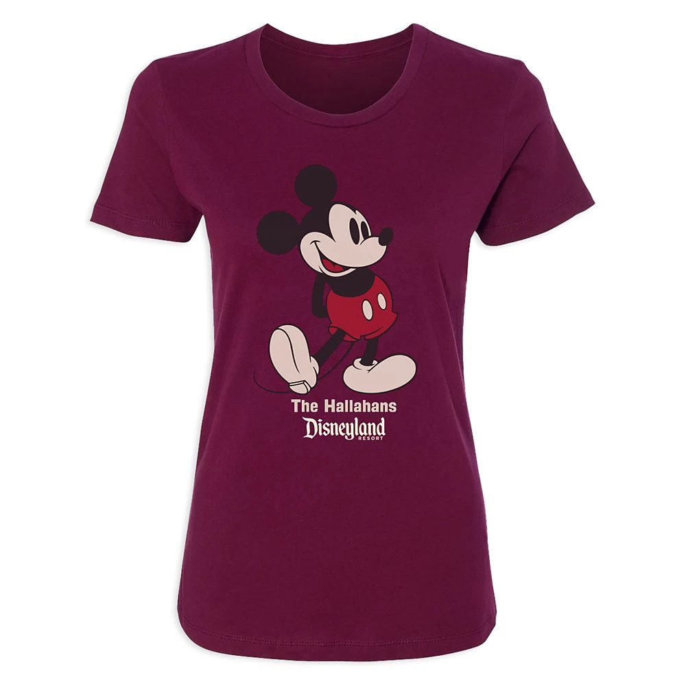 Women's Disneyland Standing Mickey Mouse T-Shirt – Customized 8 Women's Disneyland Standing Mickey Mouse T-Shirt – Customized - Image 8