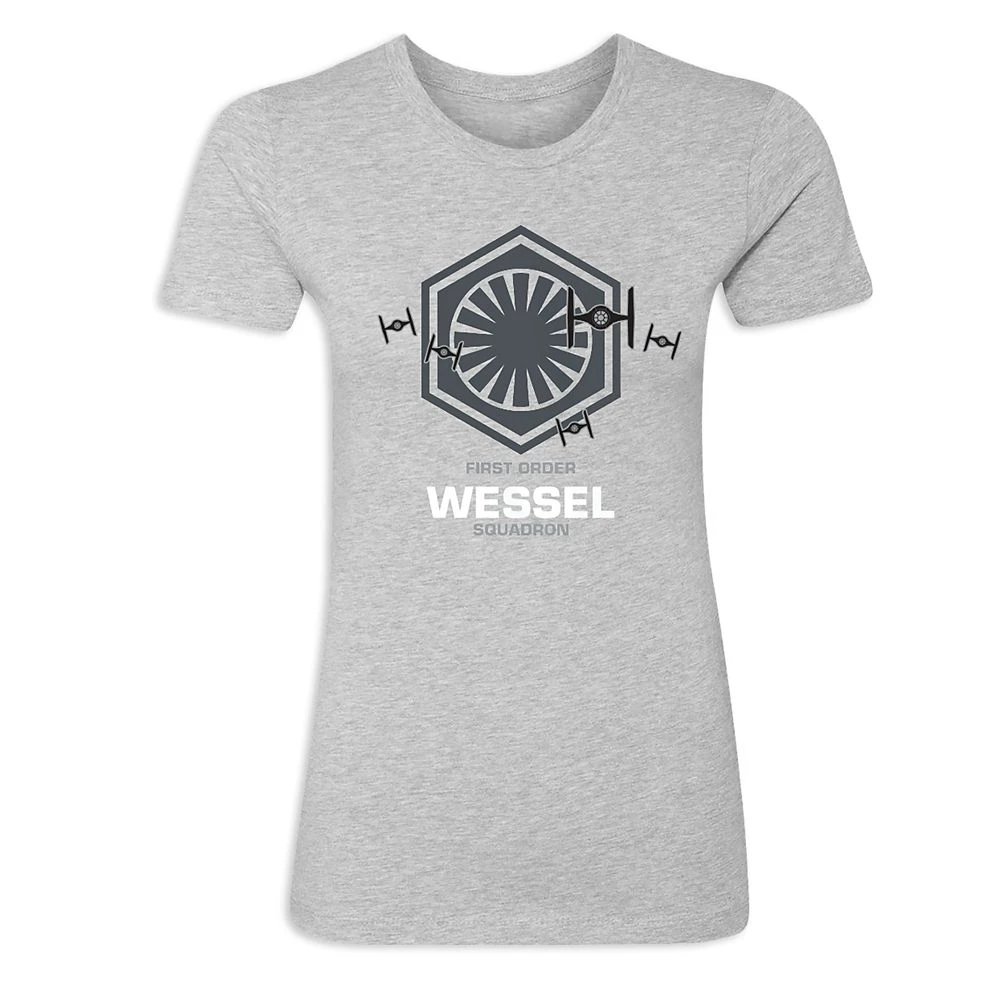Disney Women's Star Wars First Order Squadron T-Shirt – Customized 4 Disney Women's Star Wars First Order Squadron T-Shirt – Customized - Image 4