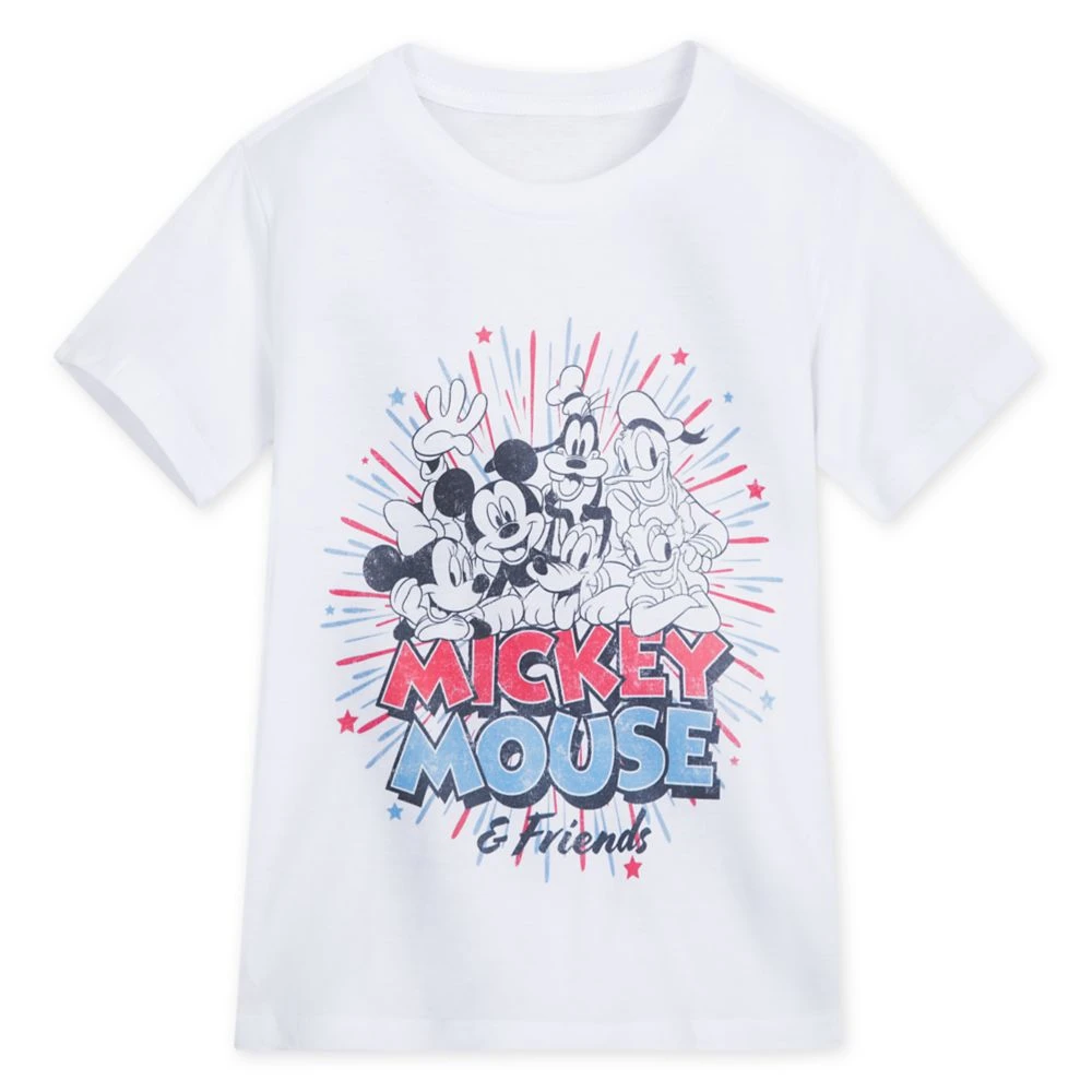 Disney Mickey Mouse And Friends Fireworks T-Shirt For Kids 1 Disney Mickey Mouse And Friends Fireworks T-Shirt For Kids